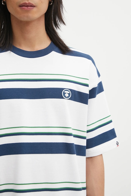 AAPE t-shirt bawełniany Now biały AAPTEM1605XXO