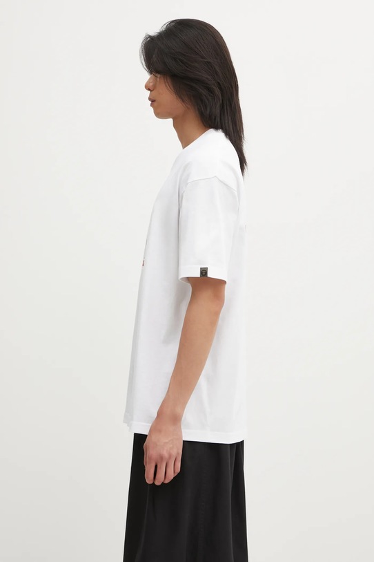 AAPE t-shirt bawełniany Theme Aaper AAPTEM1719XXP biały AW25
