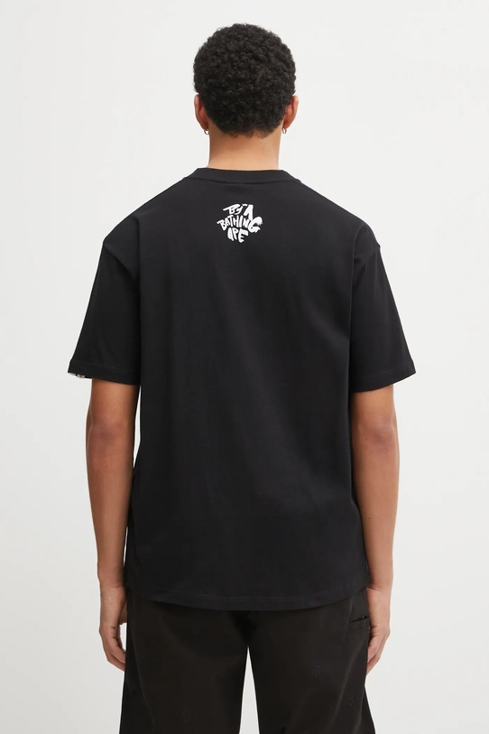 Odzież AAPE t-shirt bawełniany Theme Main AAPTEM1753XXP czarny