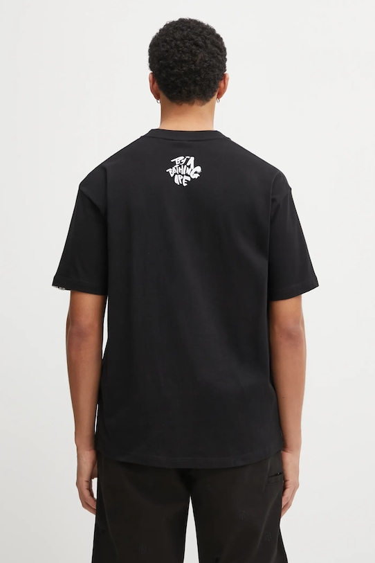 Odzież AAPE t-shirt bawełniany Theme Main AAPTEM1753XXP czarny
