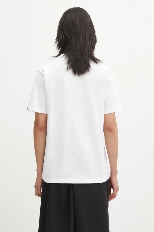 Odzież AAPE t-shirt bawełniany Basic AAPTEM1731XXP biały