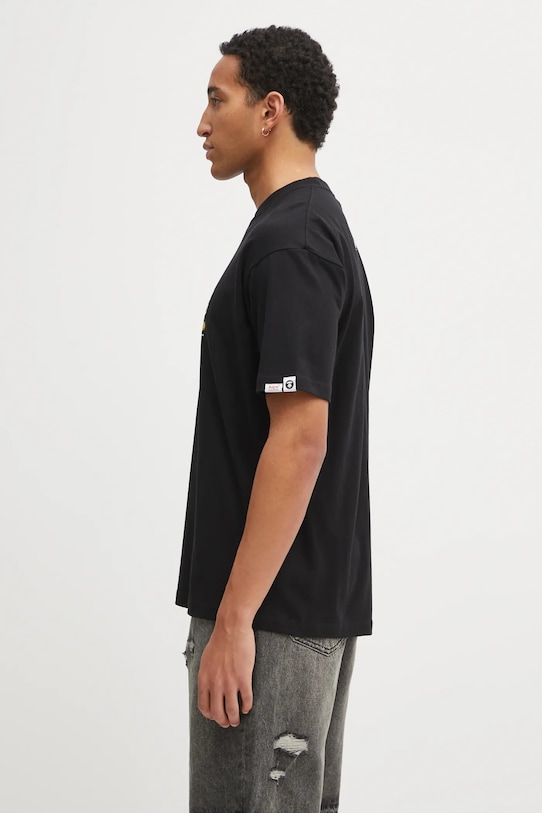 AAPE t-shirt bawełniany Theme Main AAPTEM1751XXP czarny AW25