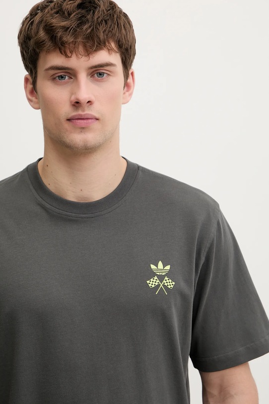 Odzież adidas Originals t-shirt bawełniany Racing Car KY2924 szary