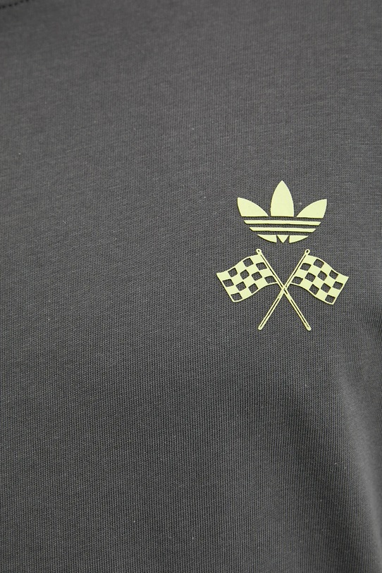 adidas Originals t-shirt bawełniany Racing Car szary KY2924