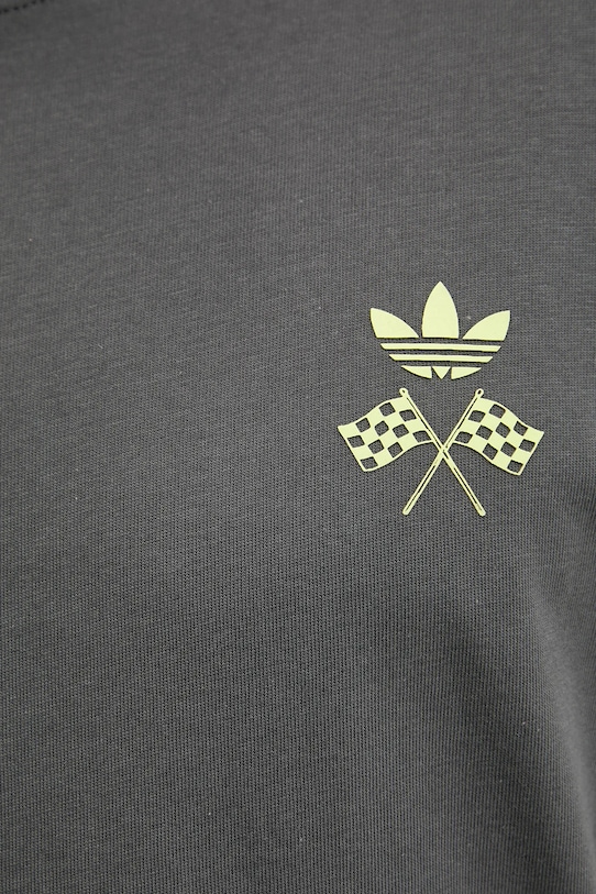 adidas Originals t-shirt bawełniany Racing Car szary KY2924