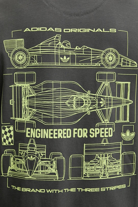 adidas Originals t-shirt bawełniany Racing Car KY2924 szary