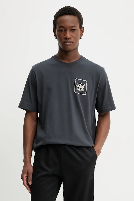 Odzież adidas Originals t-shirt bawełniany Adi Starter KY2926 szary