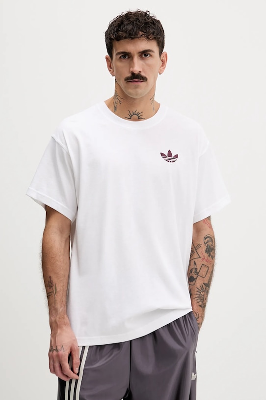 adidas Originals t-shirt bawełniany Sofa KY2928 biały AW25