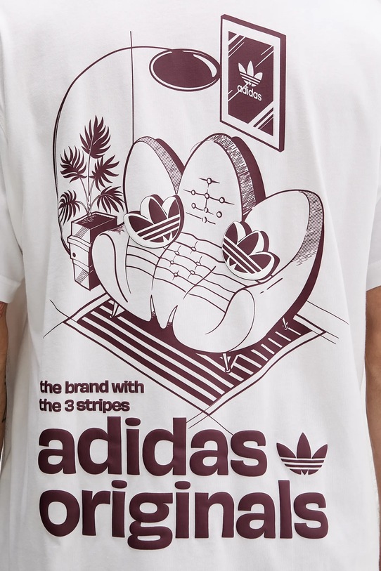 adidas Originals t-shirt bawełniany Sofa biały KY2928