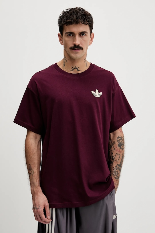 Odzież adidas Originals t-shirt bawełniany Sofa KY2929 bordowy