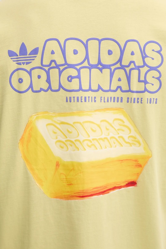 adidas Originals t-shirt bawełniany Butter KY2932 żółty