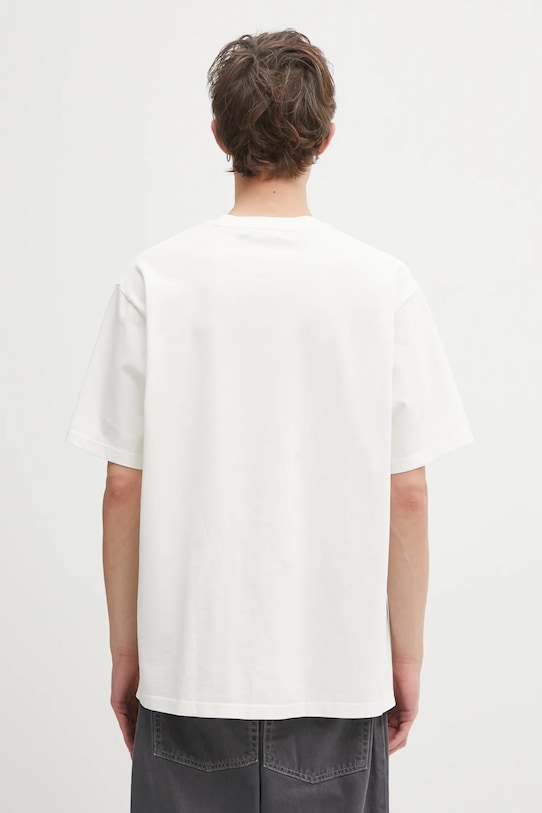 Odzież A Bathing Ape t-shirt bawełniany Garment Dye Logo 1L30109348 beżowy