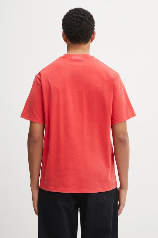 Odzież A Bathing Ape t-shirt bawełniany Garment Dye 1L30109350 czerwony