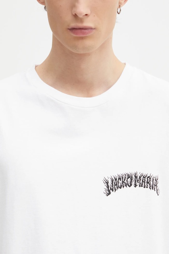 Wacko Maria t-shirt bawełniany biały 25FW.WMT.WT04