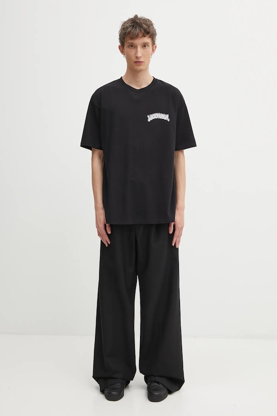 Wacko Maria t-shirt bawełniany 25FW.WMT.WT04 czarny