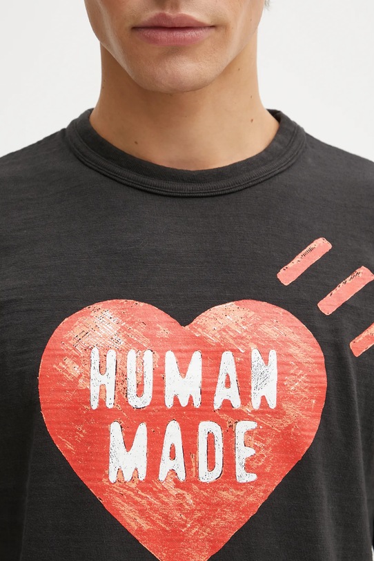 Human Made t-shirt bawełniany GRAPHIC czarny HM30TE015
