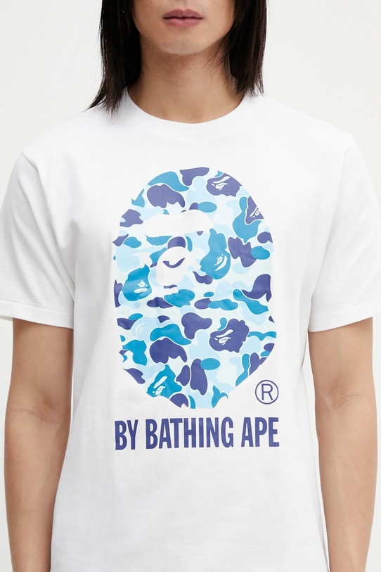 A Bathing Ape t-shirt bawełniany abc camo by bathing ape tee m biały 001TEL301007M