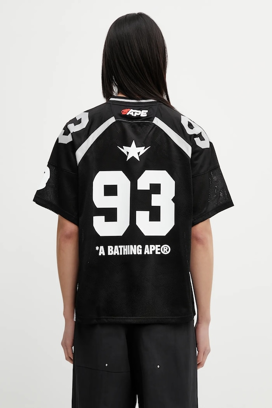 Odjeća Majica kratkih rukava A Bathing Ape Line Camo Jacquard 001CSL801312M crna