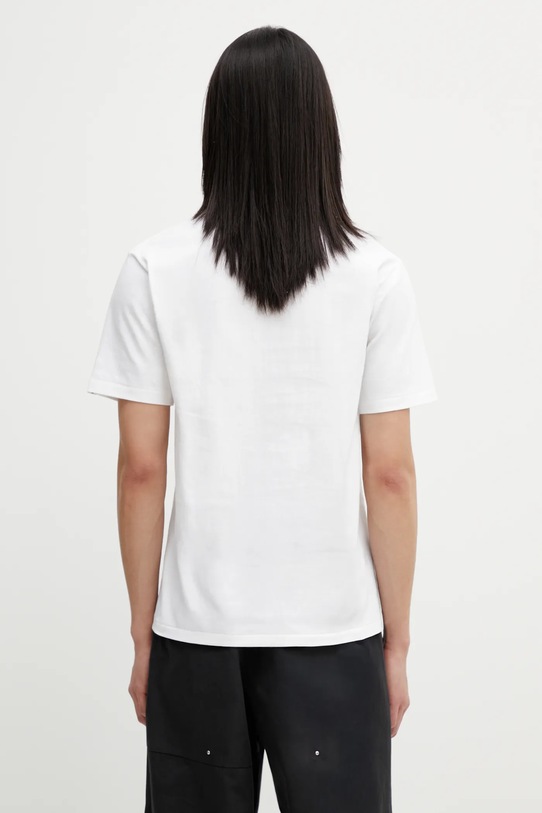 Odzież A Bathing Ape t-shirt bawełniany ABC Camo College 001TEL801005M biały