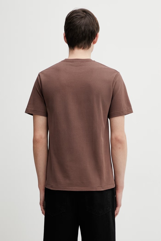 Odzież A Bathing Ape t-shirt bawełniany By Bathing Ape 001TEL801002M brązowy