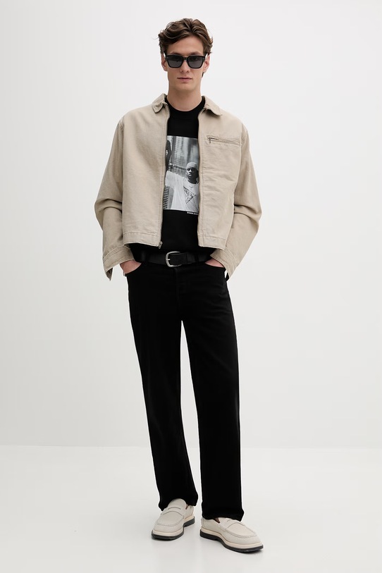 Pamučna majica Guess Jeans M5BI3K.K8FQ4 crna AW25