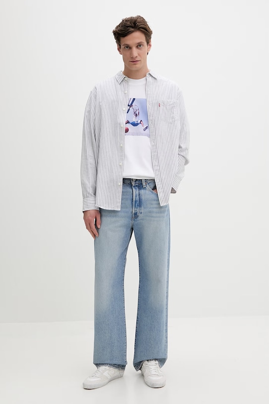 Pamučna majica Guess Jeans M5BI3I.K8FQ4 bijela AW25