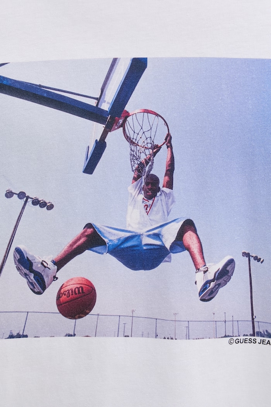 Pamučna majica Guess Jeans M5BI3I.K8FQ4 bijela