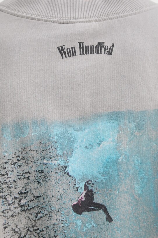 Won Hundred tricou din bumbac 3690.12071 gri