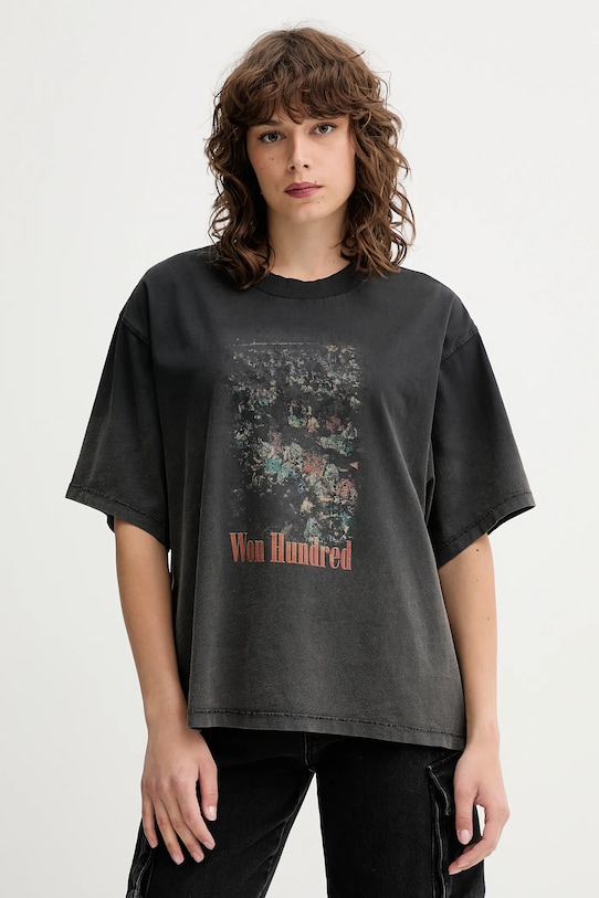 Îmbrăcăminte Won Hundred tricou din bumbac 3767.12071 gri
