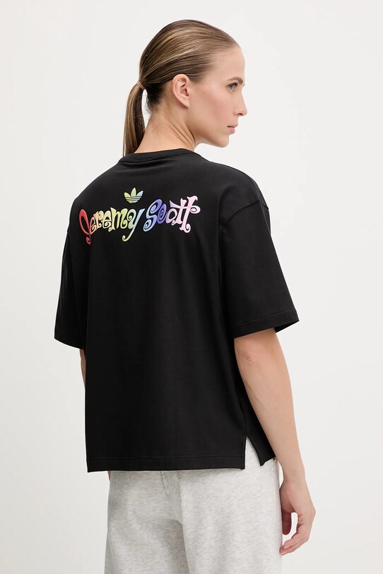 adidas Originals tricou Pride x Jeremy Scott JY2011 negru AW25