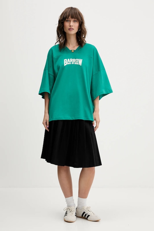 Abbigliamento Barrow t-shirt in cotone F5BWUATH044 turchese