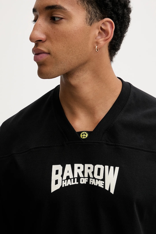 Bavlněné tričko Barrow F5BWUATH044 černá