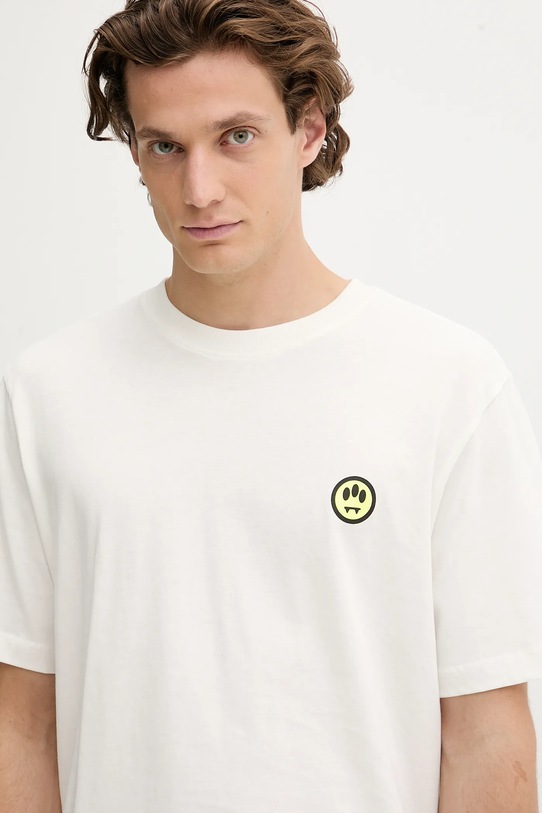 Barrow t-shirt bawełniany beżowy F5BWUATH059