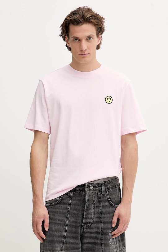 Barrow tricou din bumbac F5BWUATH059 roz AW25