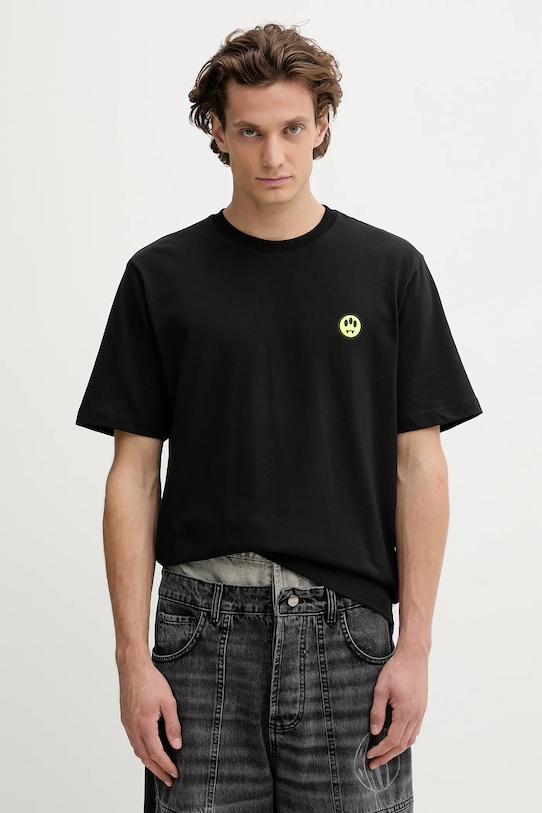 Barrow tricou din bumbac F5BWUATH059 negru AW25