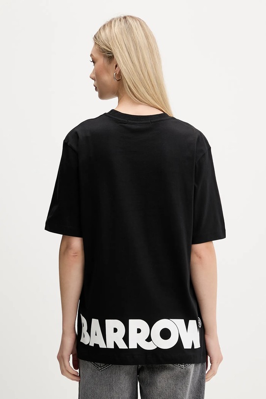 Îmbrăcăminte Barrow tricou din bumbac F5BWUATH059 negru