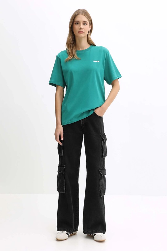Barrow t-shirt in cotone verde F5BWUATH070
