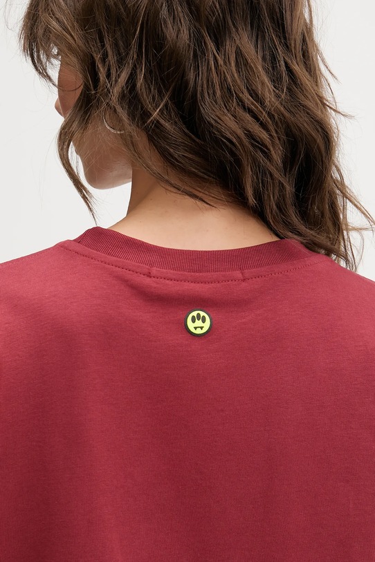 Barrow t-shirt bawełniany F5BWUATH070 bordowy