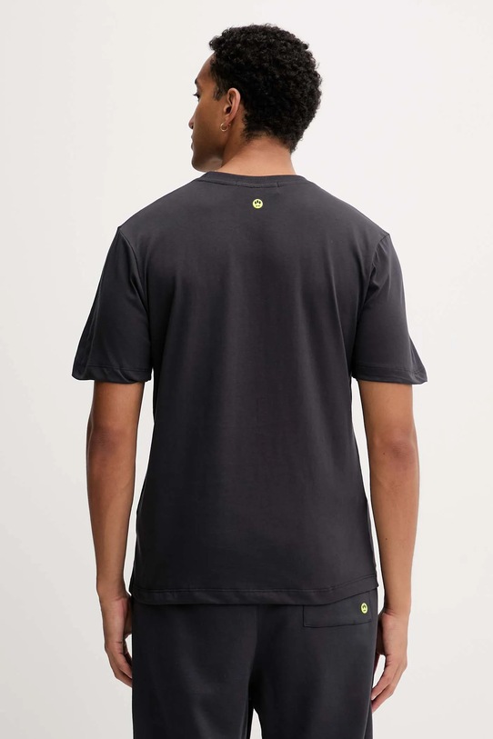 Barrow t-shirt bawełniany szary F5BWUATH070