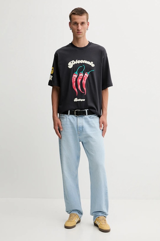 Βαμβακερό μπλουζάκι Barrow γκρί F5BWUATH079