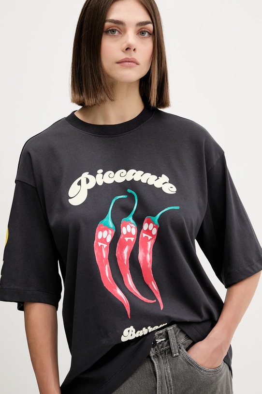 Βαμβακερό μπλουζάκι Barrow F5BWUATH079