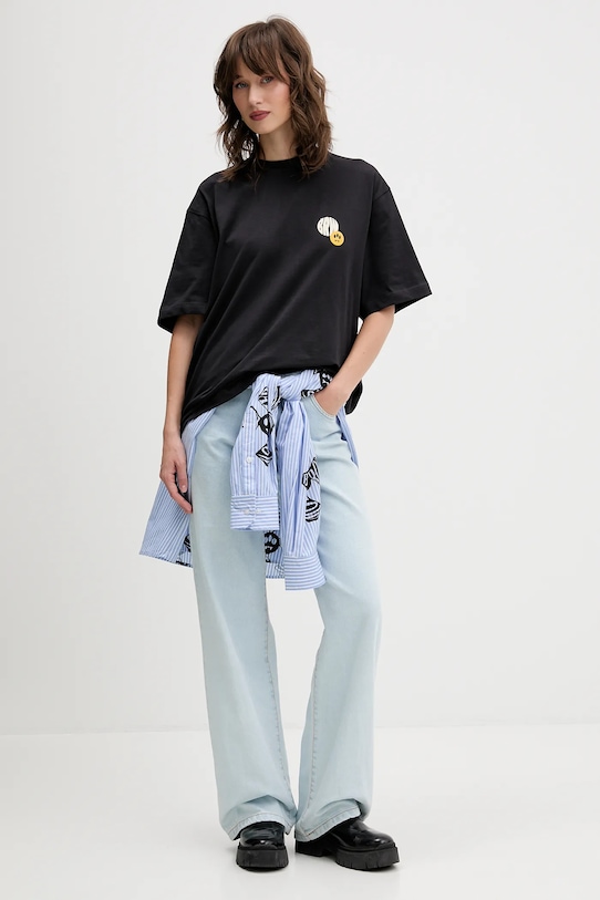 Хлопковая футболка Barrow F5BWUATH124 чёрный