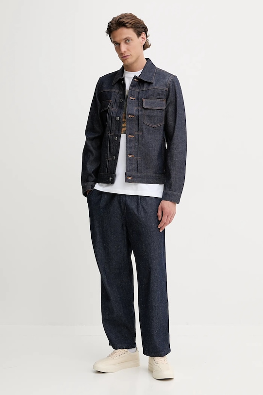 A.P.C. t-shirt bawełniany t-shirt jean portrait - gots COGYK.M26549 biały AW25