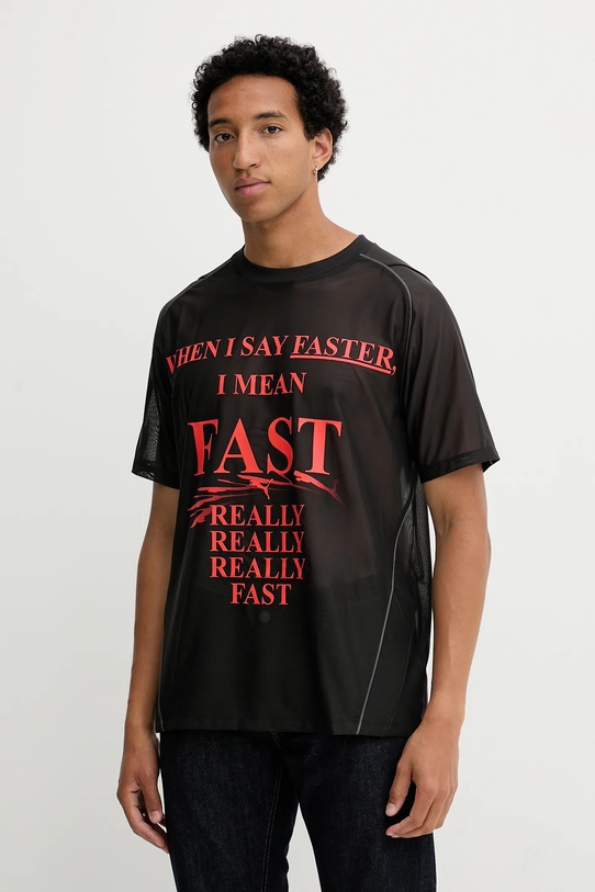 Puma tricou print negru 632505