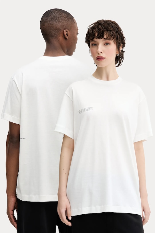 Pangaia t-shirt bawełniany 3-pack nadruk beżowy 10002567