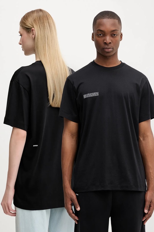 Pangaia t-shirt bawełniany 3-pack nadruk czarny 10002567