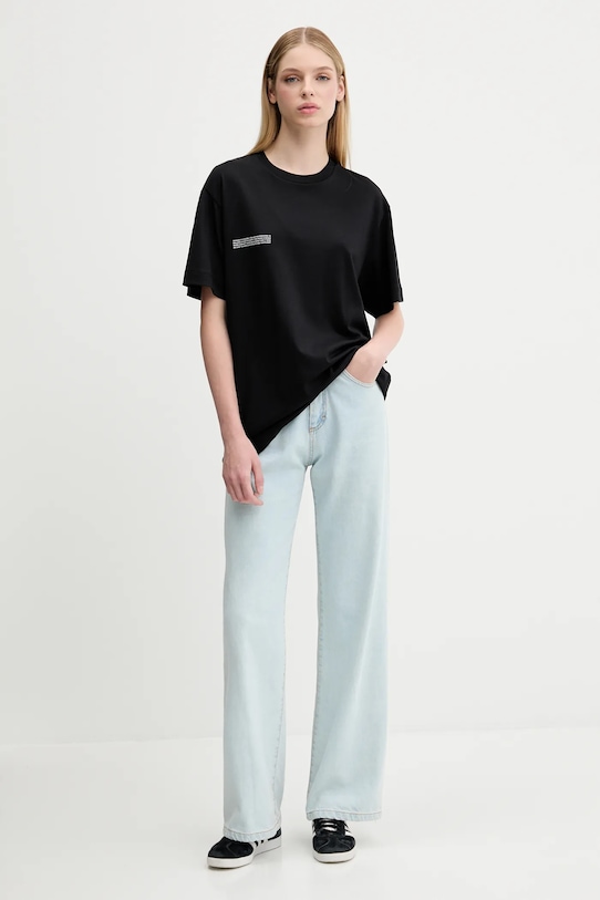 Pangaia t-shirt bawełniany 3-pack 10002567 czarny AW25