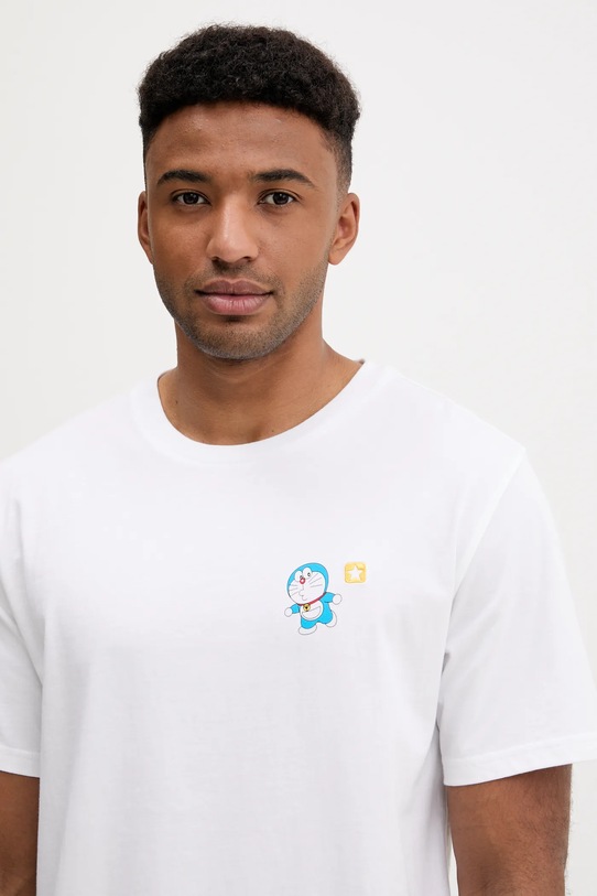 Converse t-shirt bawełniany X DORAEMON GRAPHIC biały 10028893.A01