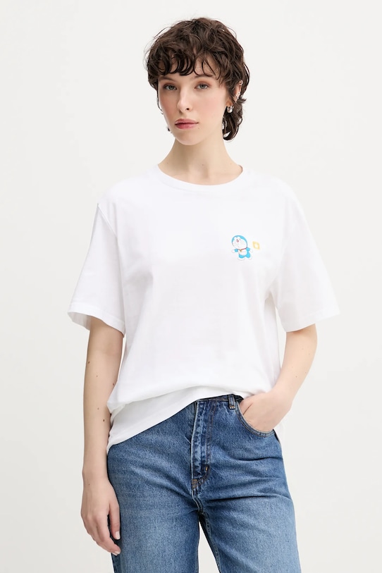 Converse t-shirt bawełniany X DORAEMON GRAPHIC 10028893.A01