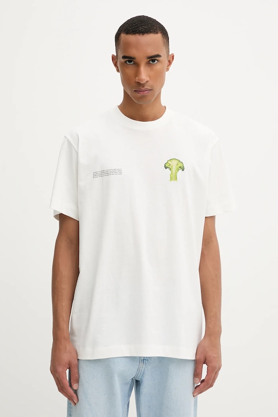 Pangaia tricou din bumbac 10002602 alb AW25